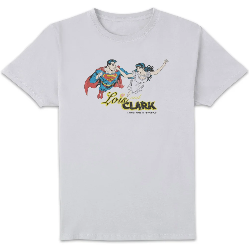 Superman Lois And Clark Unisex T-Shirt - White - S Image 1
