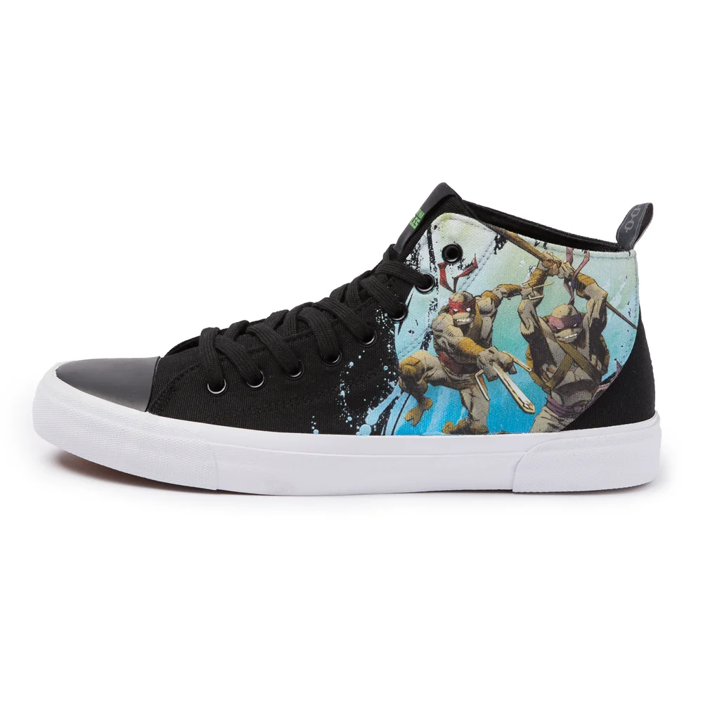 Akedo x TMNT World of TMNT High Top - Black - UK 10 / EU 44.5 / US Men's 10.5 / US Women's 12 Image 1