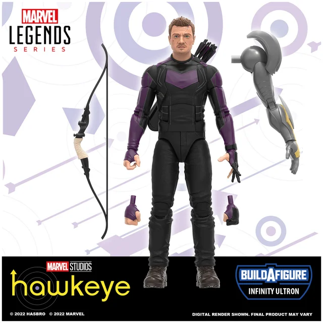 Hasbro Marvel Legends Series Disney Plus Marvel’s Hawkeye 6 Inch Action Figure