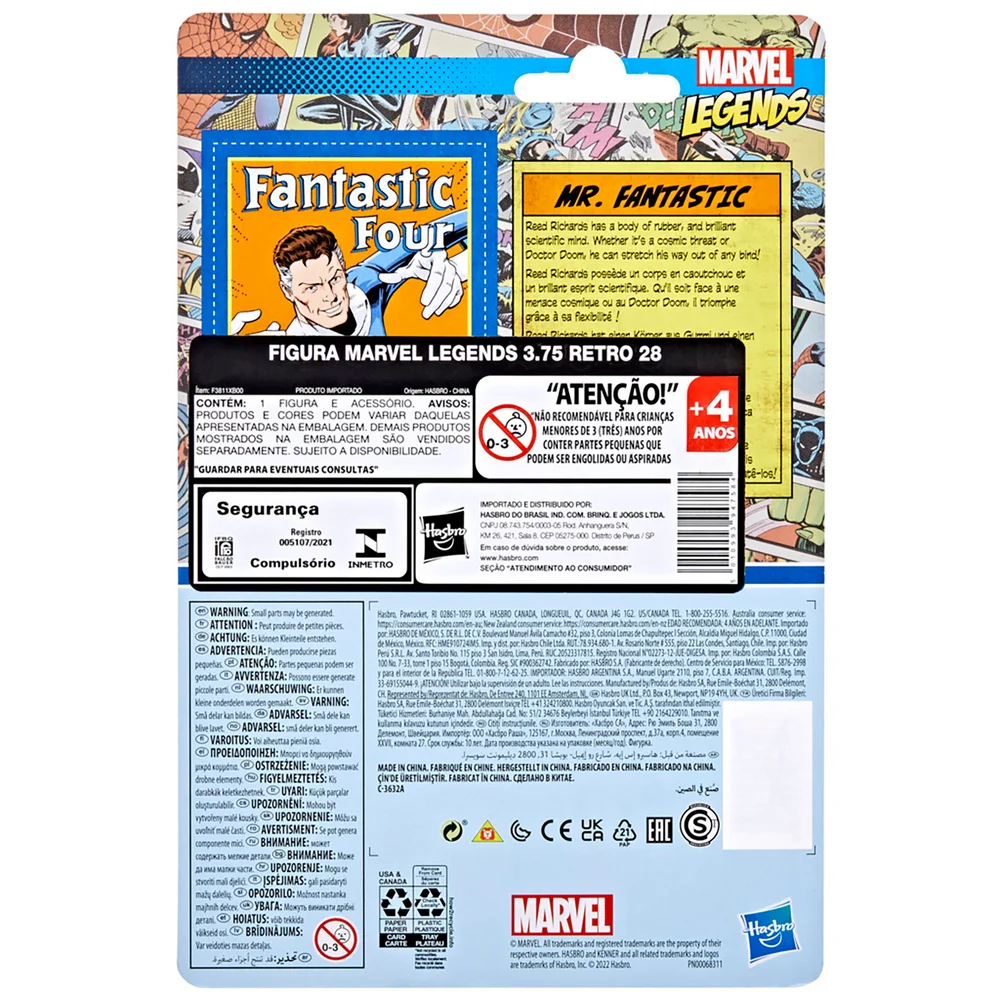 Marvel MVL Legends 3.75 Retro 17, Multi-Colour Marvel MVL Legends 3.75 Retro 17, Multi-Colour