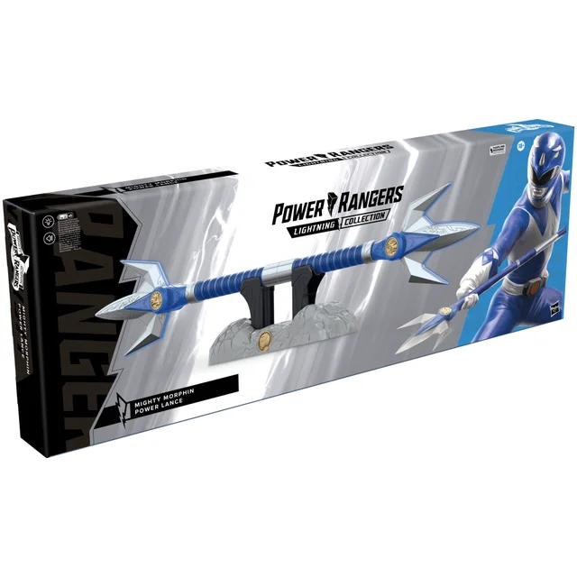 Power Rangers Lightning Collection Mighty Morphin Blue Ranger Power Lance Roleplay Collectible Cosplay