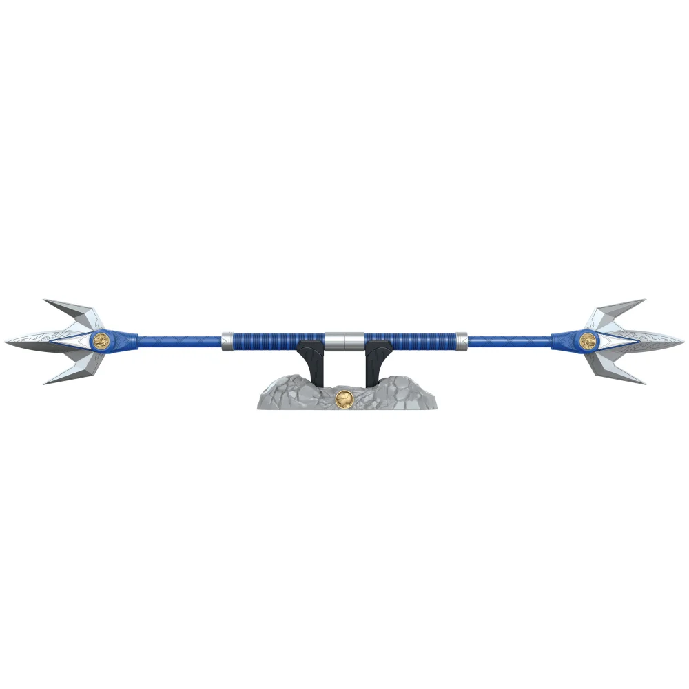 Power Rangers Lightning Collection Mighty Morphin Blue Ranger Power Lance Roleplay Collectible Cosplay Image 1