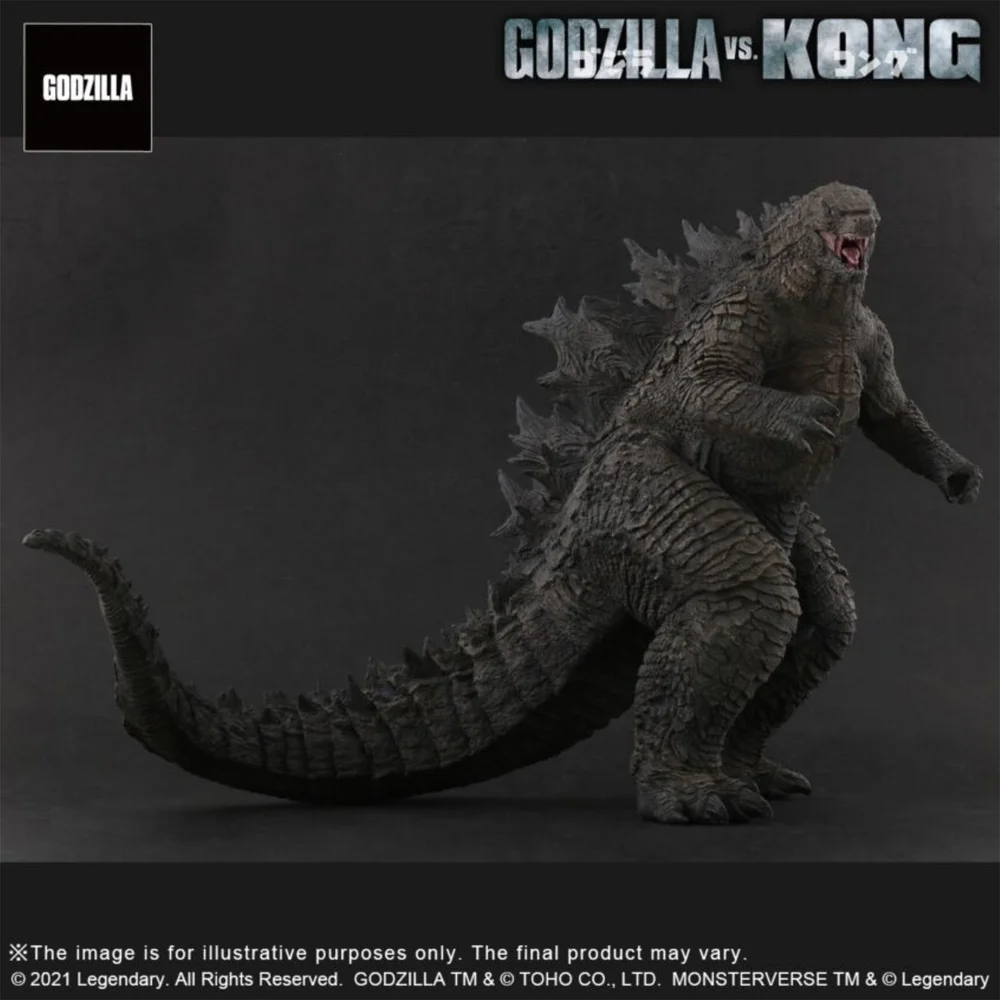 X-Plus Large Kaiju Series Godzilla Vs. Kong Soft Vinyl Figure - Godzilla (2021) Image 1
