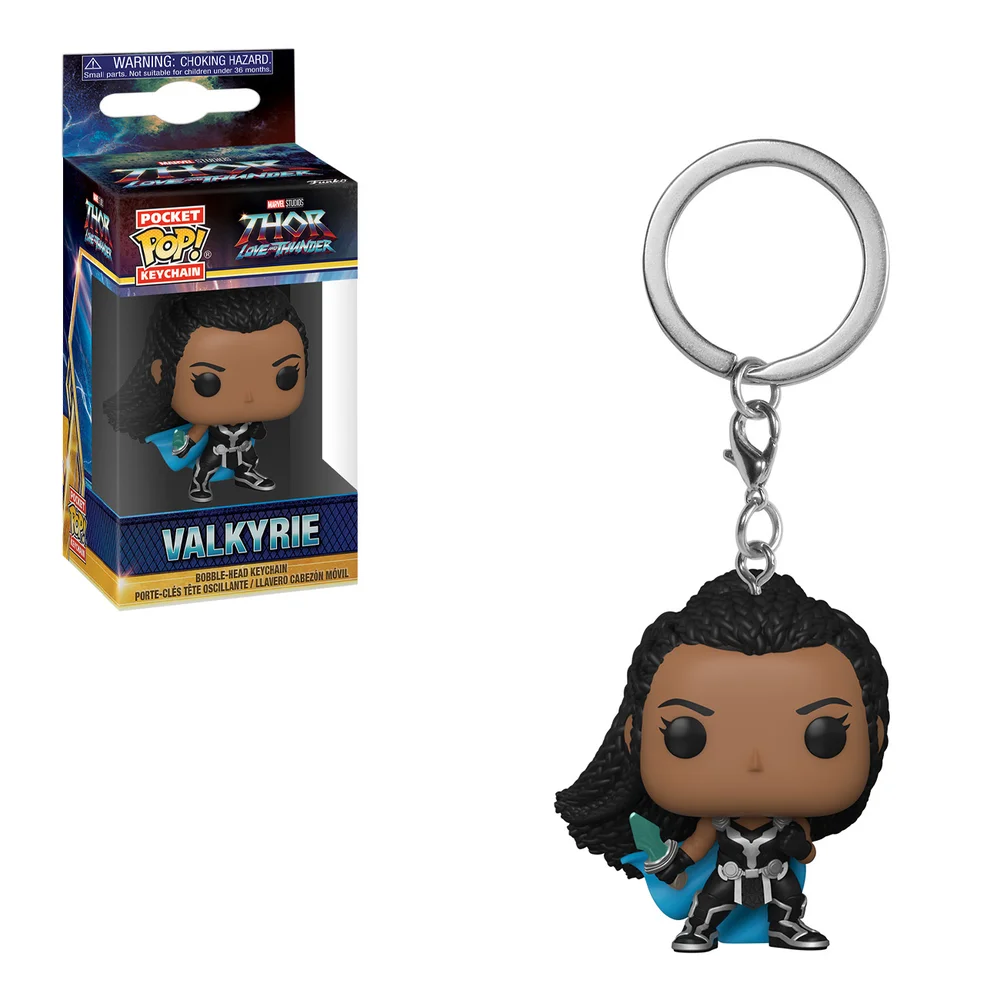Marvel Thor Love & Thunder Valkyrie Funko Pop! Vinyl Keychain Image 1
