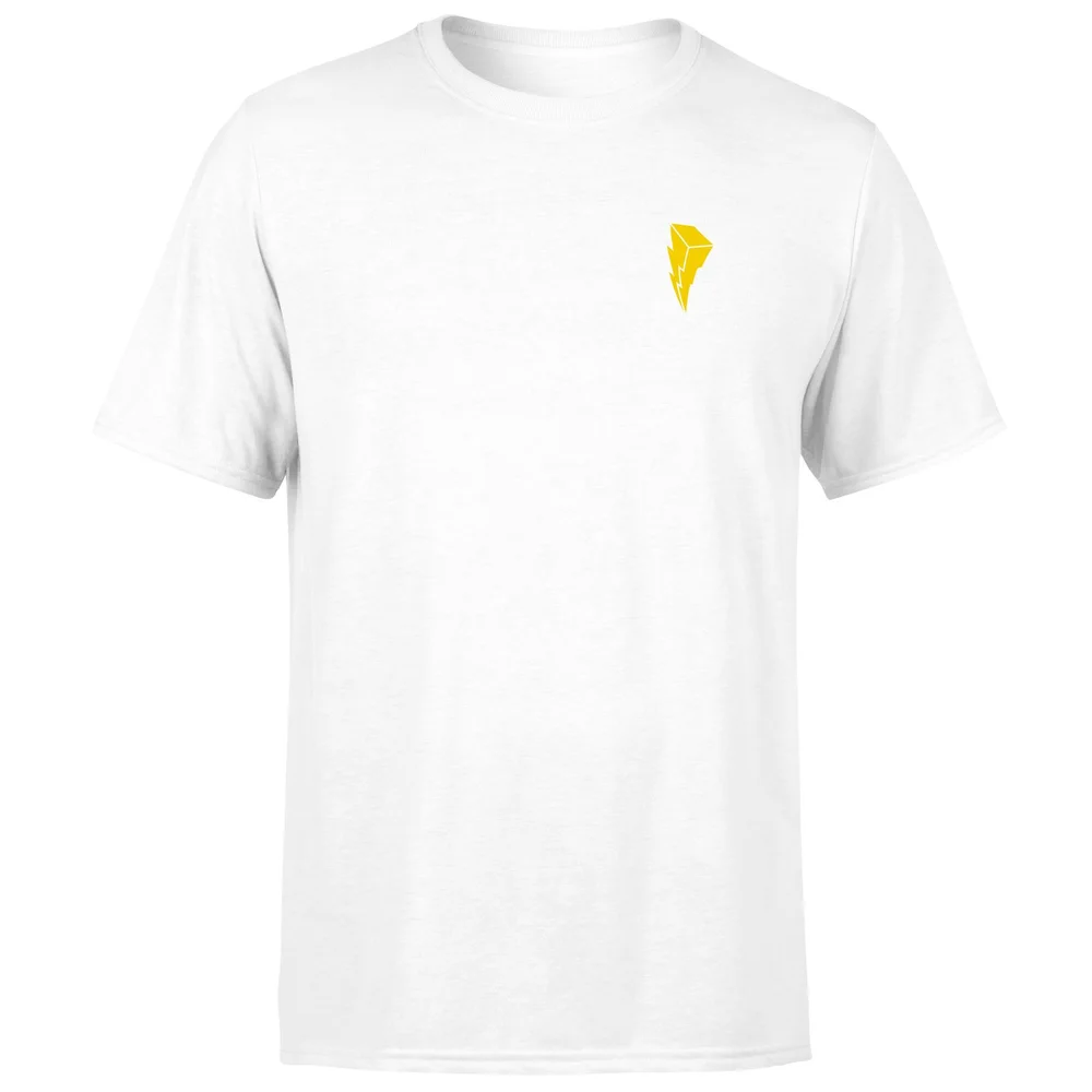 Power Rangers Disc Men's T-Shirt - White - S - White Image 1