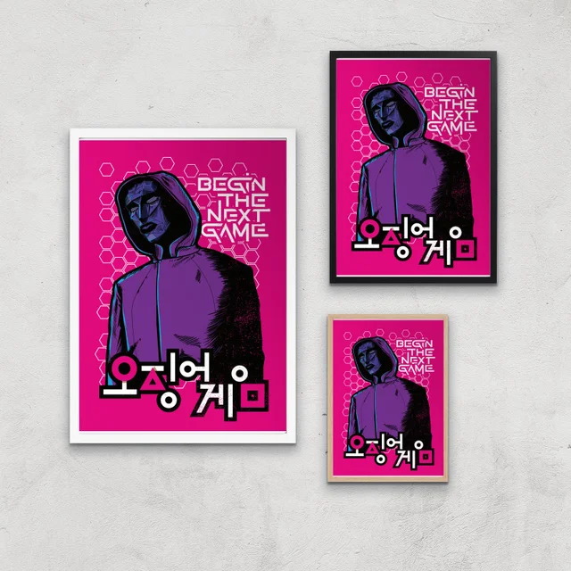 Squid Game Begin The Next Game Giclee Art Print