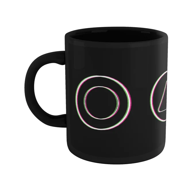 Squid Game Honeycomb Glitch Mug - Black