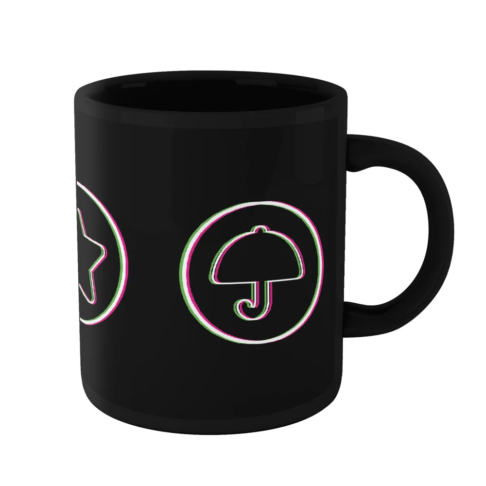 Squid Game Honeycomb Glitch Mug - Black Image 1