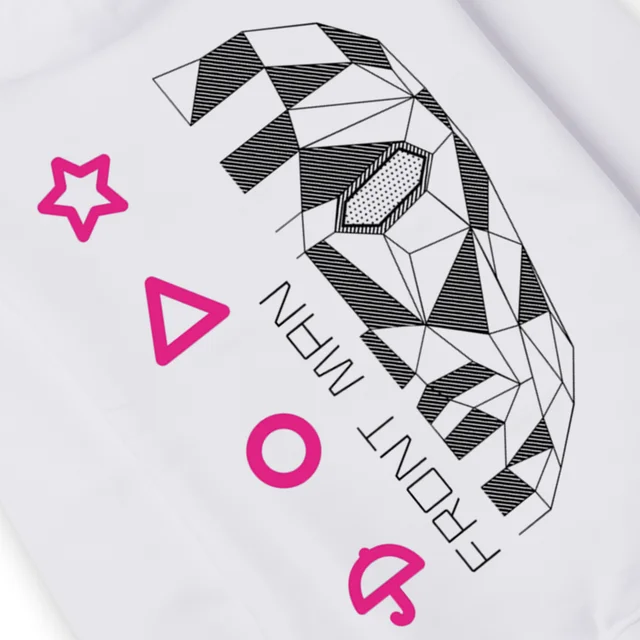 Squid Game Front Man Hoodie - White