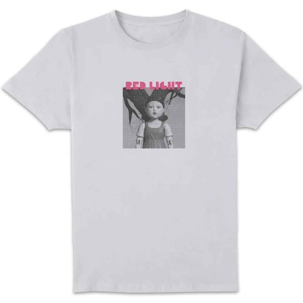 Squid Game Red Light Green Light Men's T-Shirt - White - S Image 1
