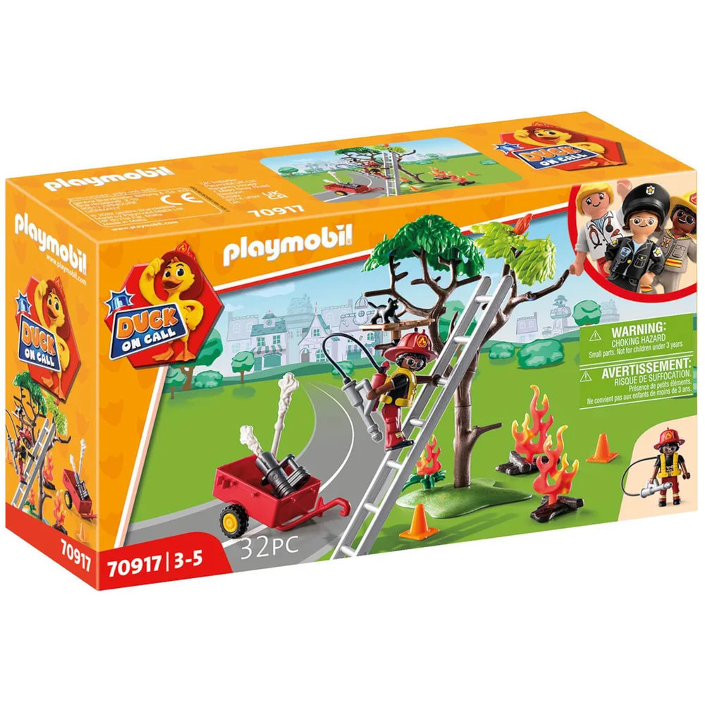 Playmobil D.O.C.- Fire Rescue Action: Cat Rescue (70917) Image 1