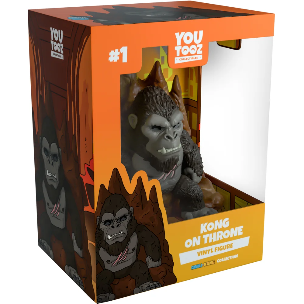 Youtooz Godzilla Vs. Kong 5" Vinyl Collectible Figure - Kong On Throne Image 1
