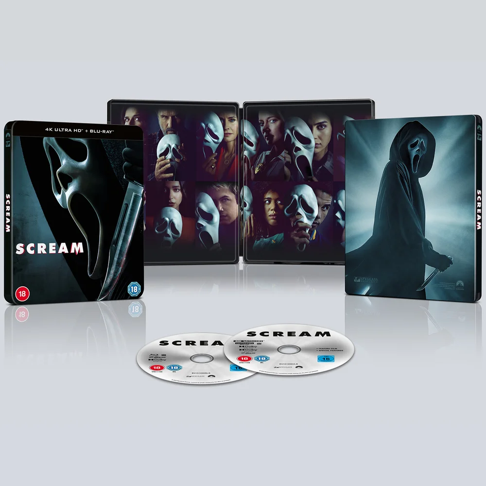 Scream (2022) - Zavvi Exclusive 4K Ultra HD Steelbook (includes Blu-ray) Image 1