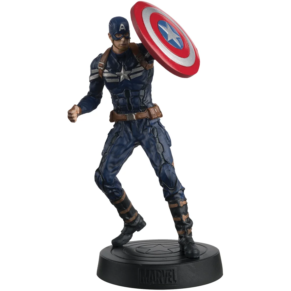 Eaglemoss Captain America Figurine with Magazine Image 1