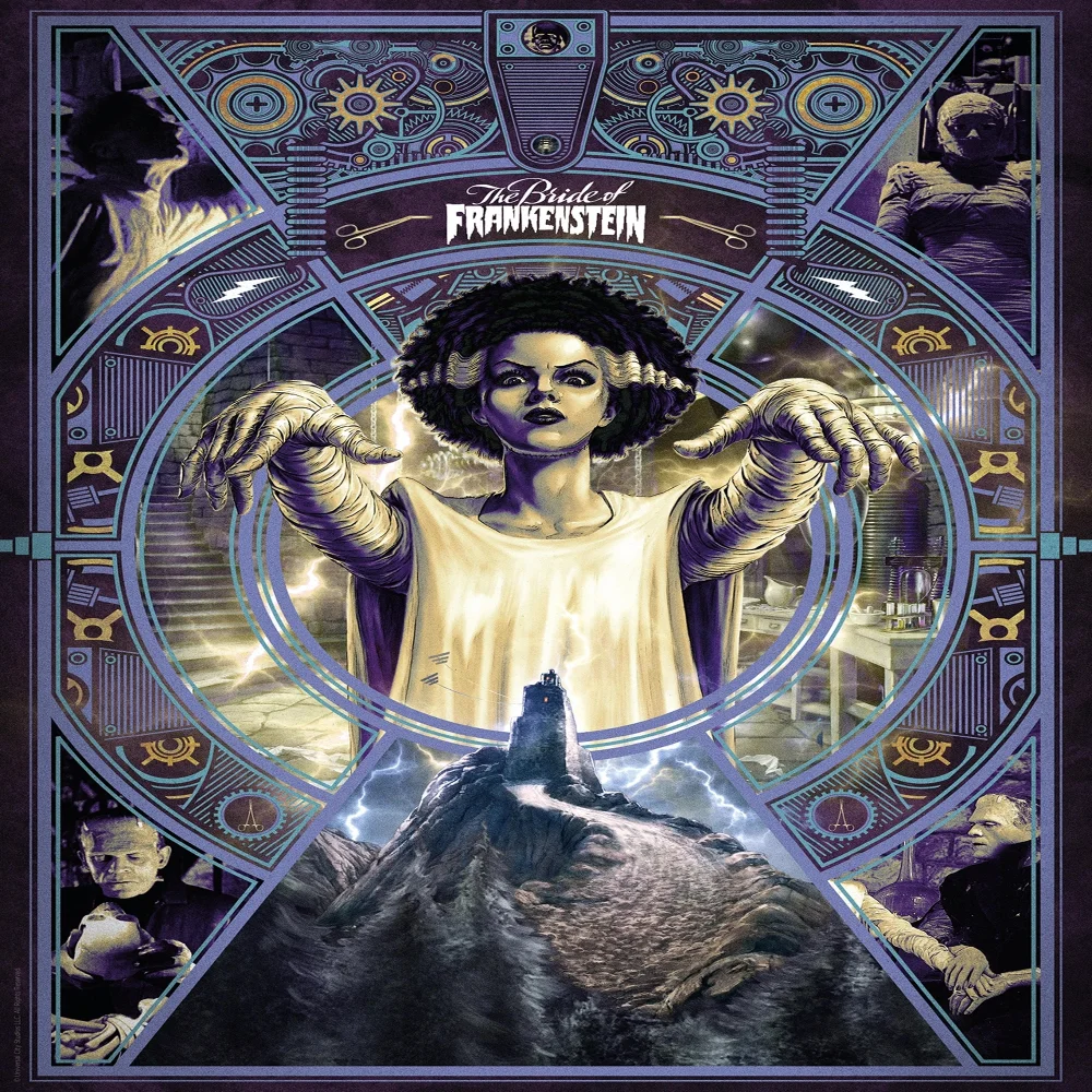Fanattik Bride of Frankenstein Limited Edition Wall Art Image 1