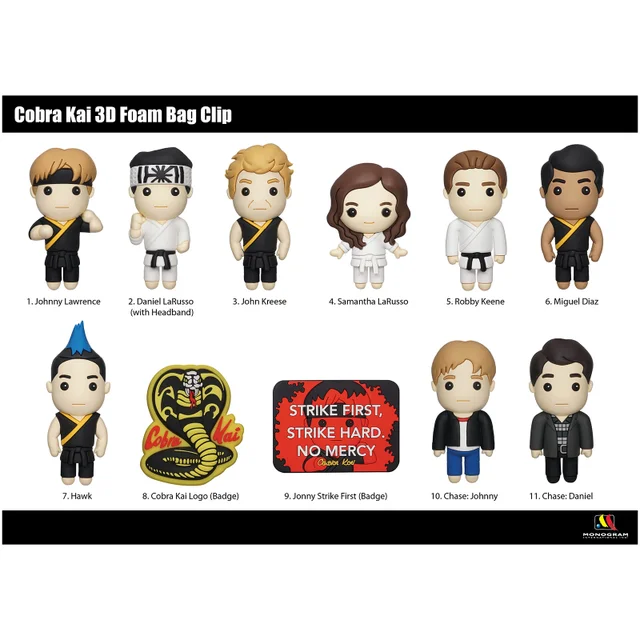 Cobra Kai Foam Bag Clip Blind Bag