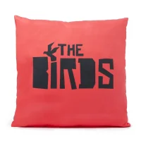 Hitchcock The Birds Abstract Flight Square Cushion - undefined undefined