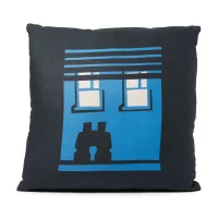 Hitchcock Rear Window Silhouette Square Cushion