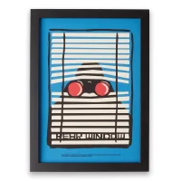 Hitchcock Rear Window Focused Giclee Art Print - undefined undefined