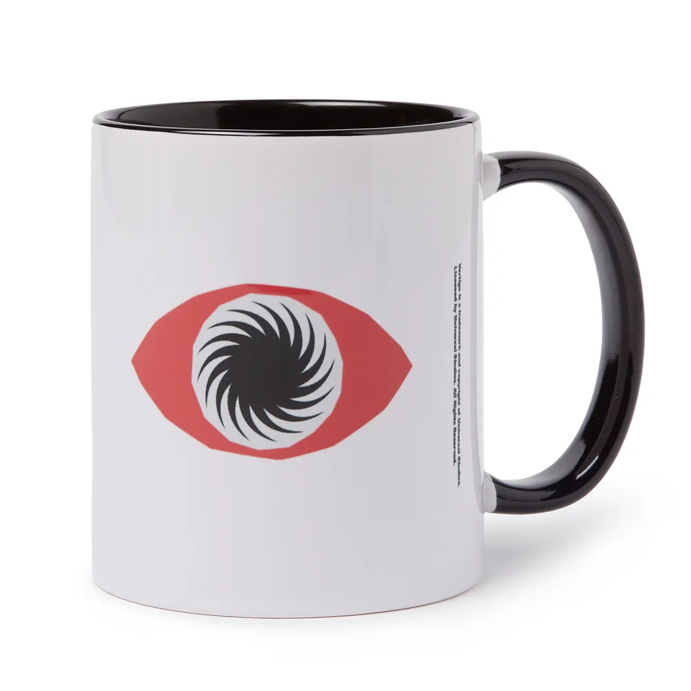 Hitchcock Vertigo Spiral Mug - Black Image 1