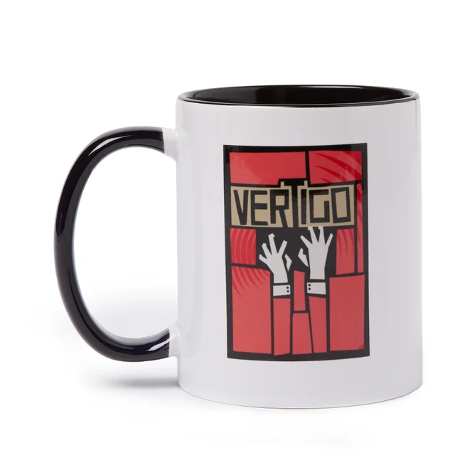 Hitchcock Vertigo Spiral Mug - Black