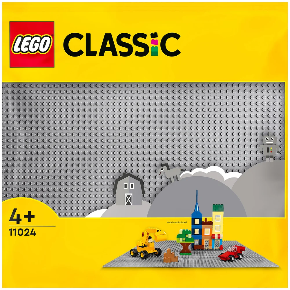 LEGO Classic: Grey Baseplate 48x48 Building Board (11024) Image 1