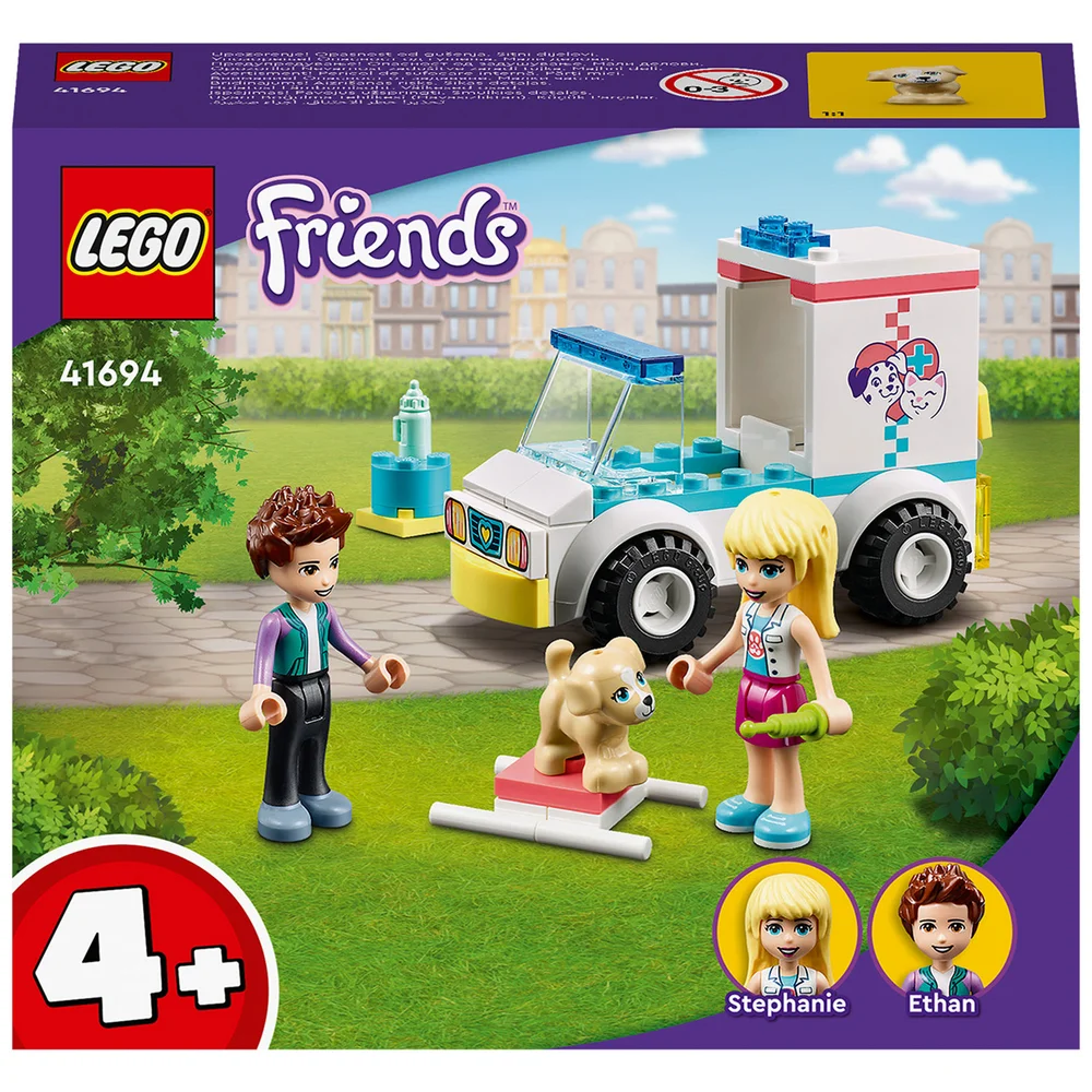 LEGO Friends: Pet Clinic Ambulance Animal Rescue Toy (41694) Image 1