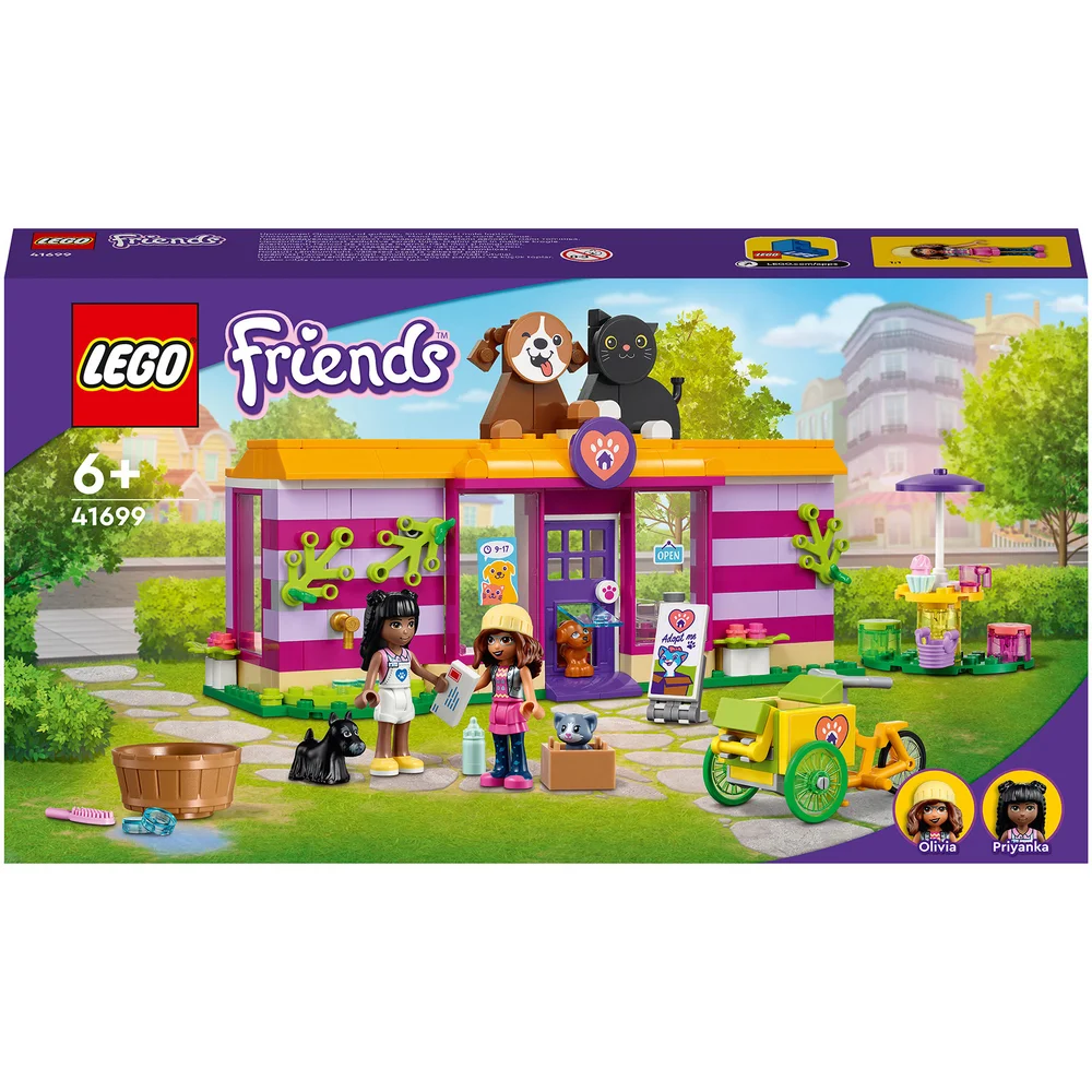 LEGO Friends Pet Adoption Café Animal Rescue Set (41699) Image 1