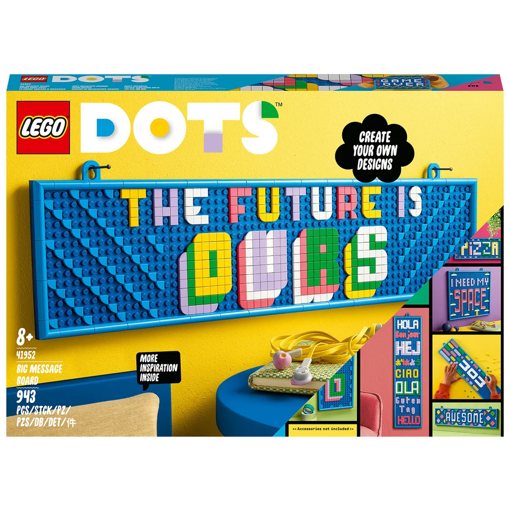 LEGO DOTS: Big Message Board DIY Crafts Decor Set (41952) Image 1