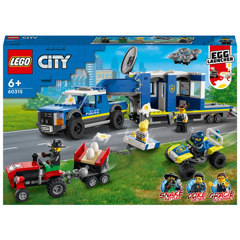 LEGO City: Police Mobile Command Truck Toy with Drone (60315) Image 1
