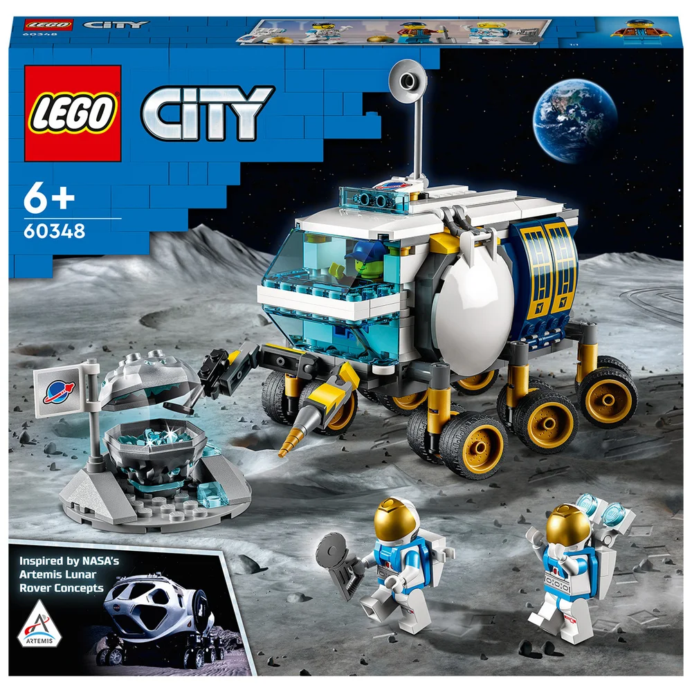 LEGO City: Lunar Roving Vehicle Space Toy Building Set (60348) Image 1