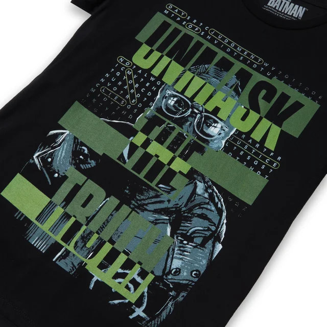 The Batman Unmask The Truth Women's T-Shirt - Black