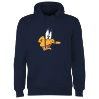 Looney Tunes Daffy Duck Face Hoodie - Navy - undefined undefined