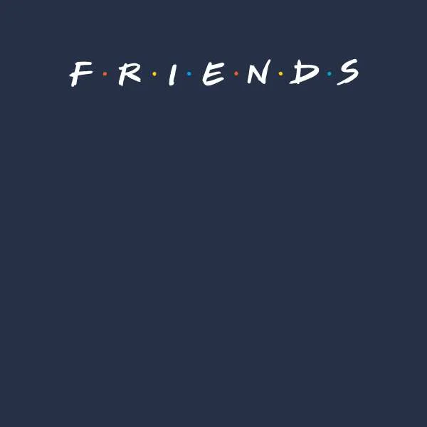 Friends Logo Hoodie - Navy
