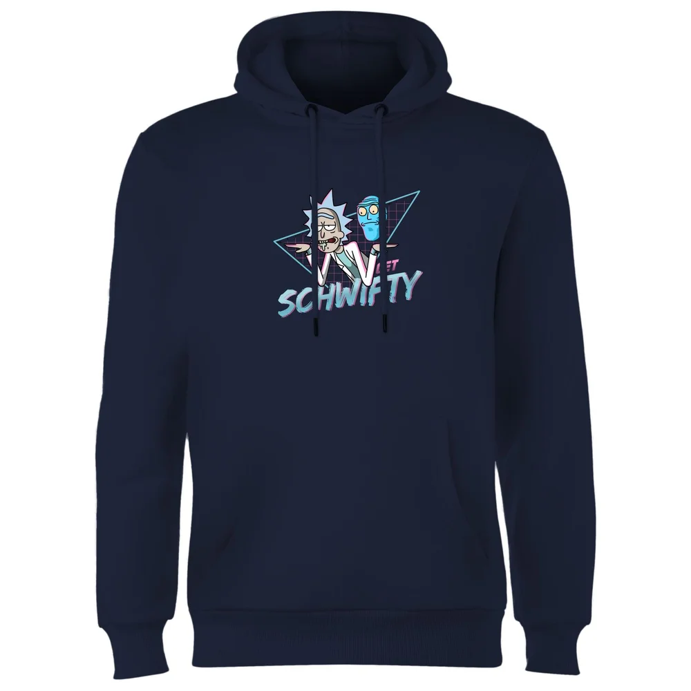 Rick and Morty Get Schwifty Hoodie - Navy - S Image 1
