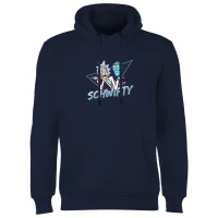 Rick and Morty Get Schwifty Hoodie - Navy - undefined undefined