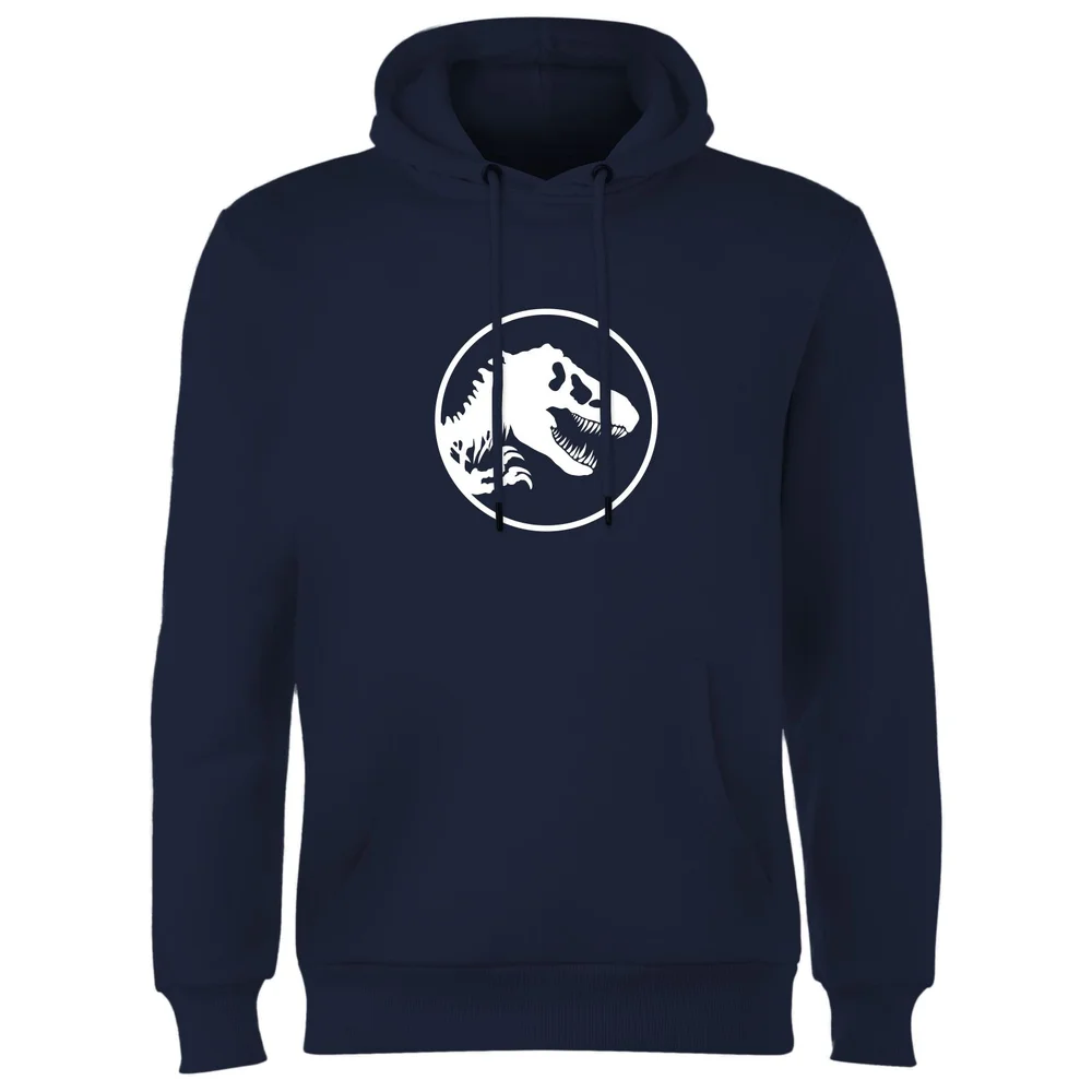 Jurassic Park Circle Logo Hoodie - Navy - M Image 1