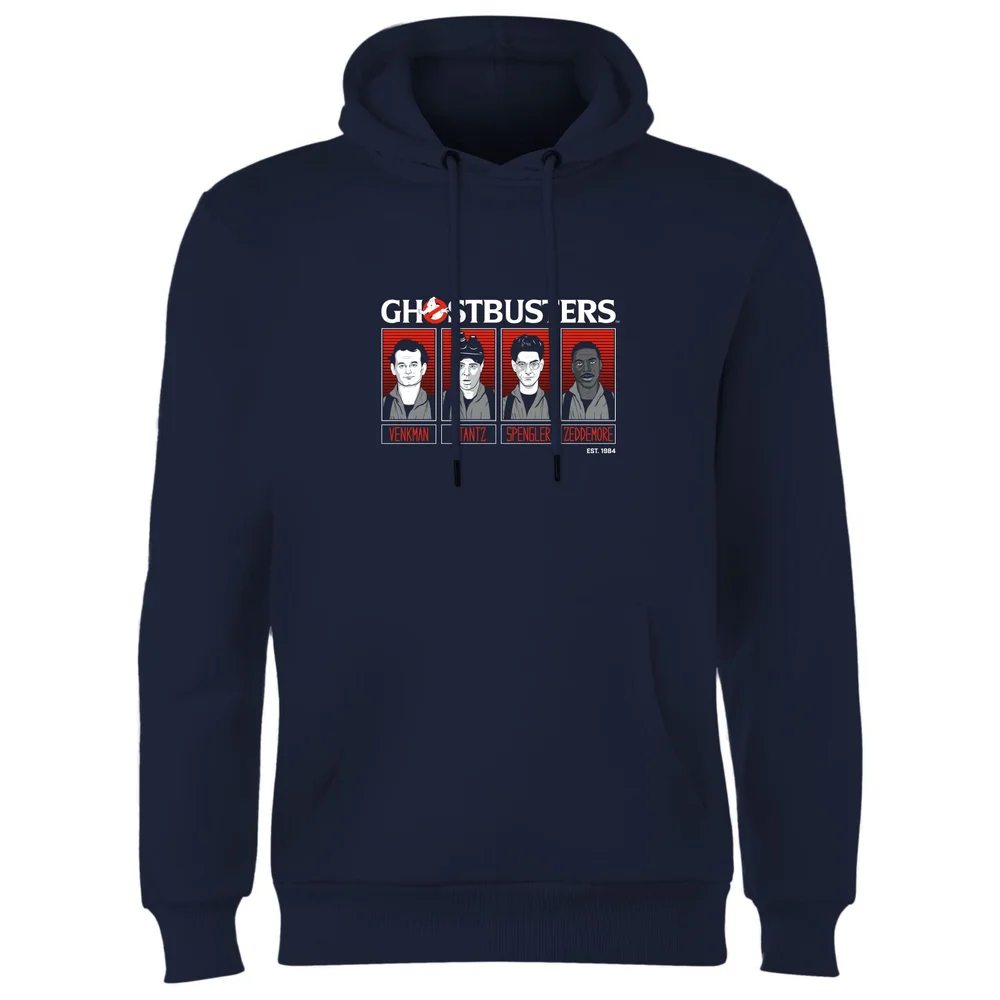 Ghostbusters Line-Up Hoodie - Navy - XL Image 1