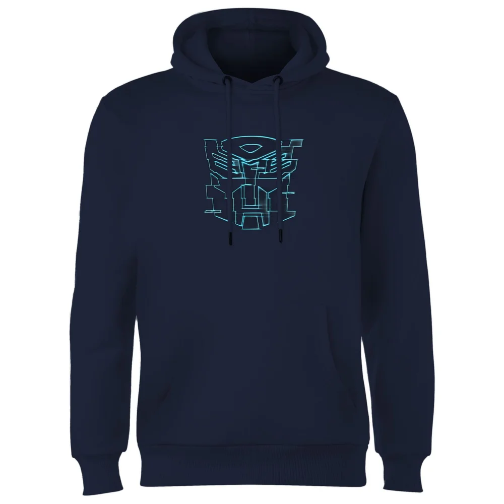 Transformers Autobot Glitch Hoodie - Navy - S Image 1