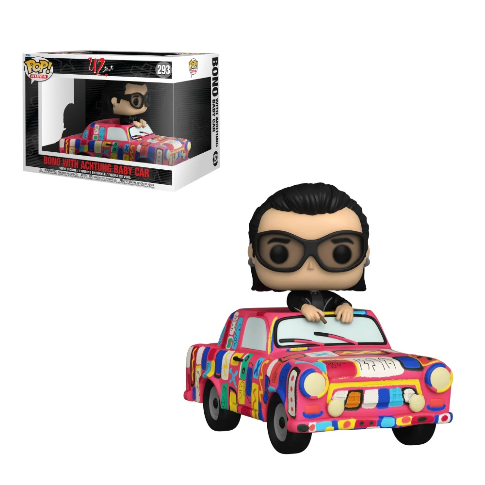 U2 ZooTV Bono with Car Funko Pop! Ride Image 1
