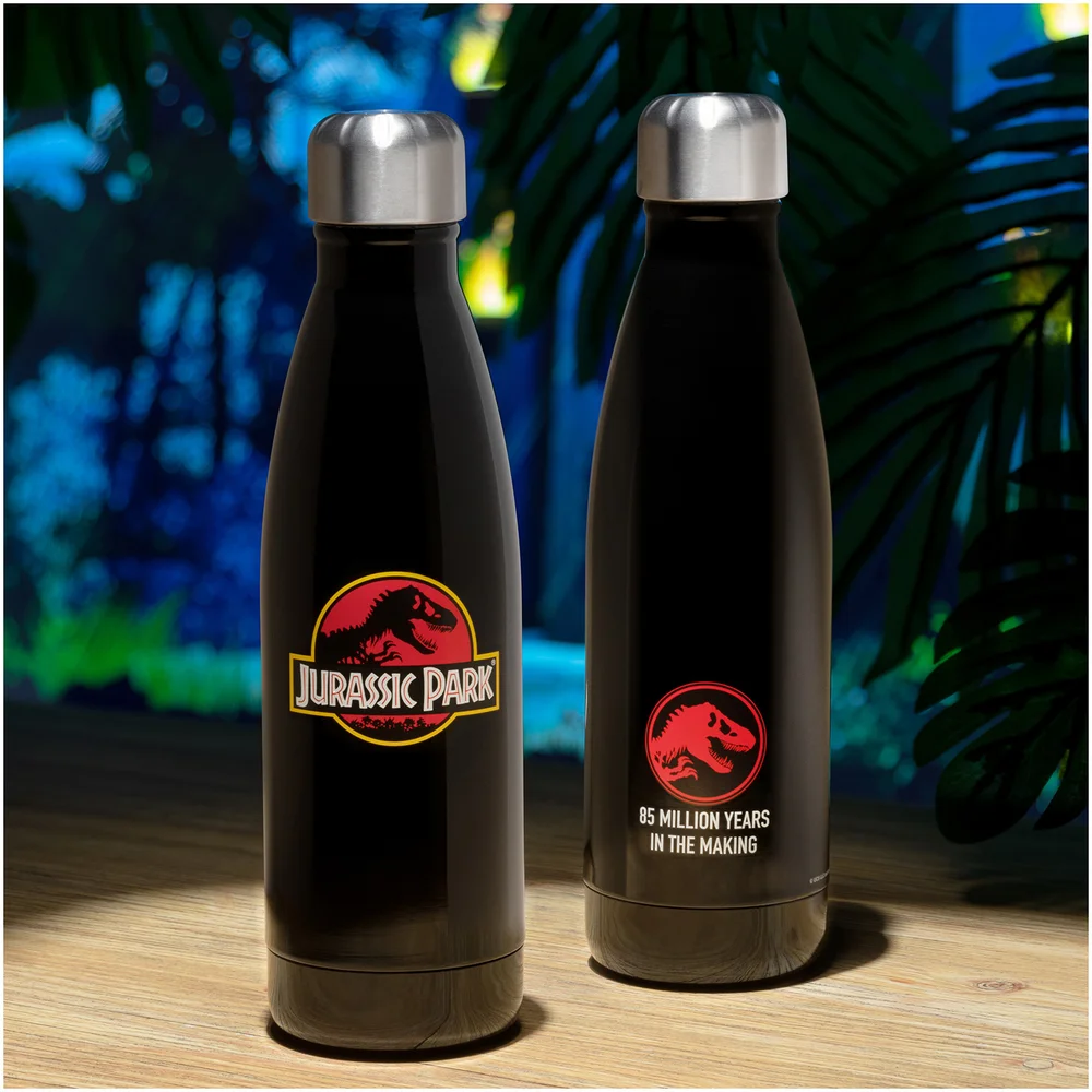 Jurassic Park Metal Water Bottle Image 1