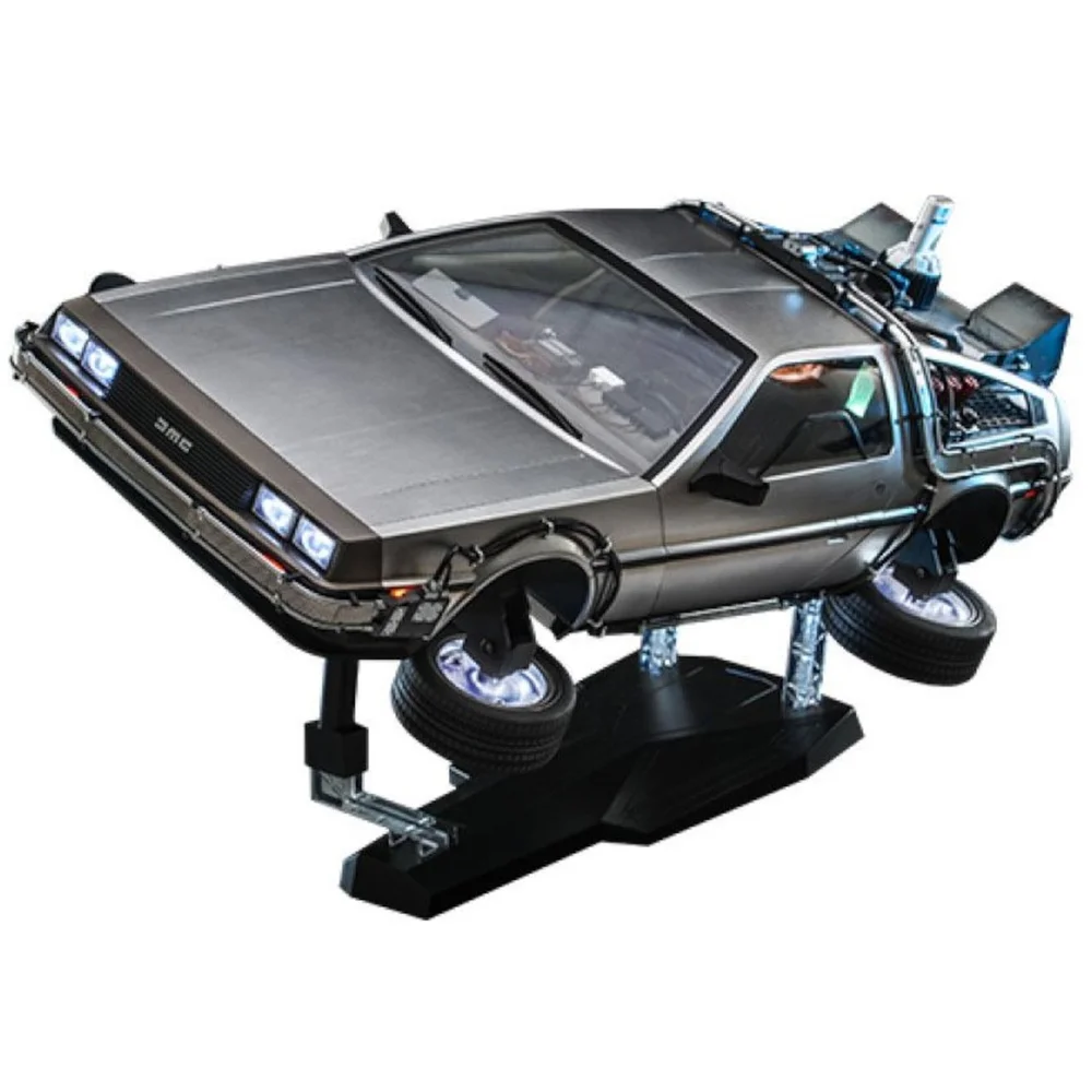 Hot Toys Back to the Future Movie Masterpiece Vehicle 1/6 DeLorean Time Machine 72cm Image 1