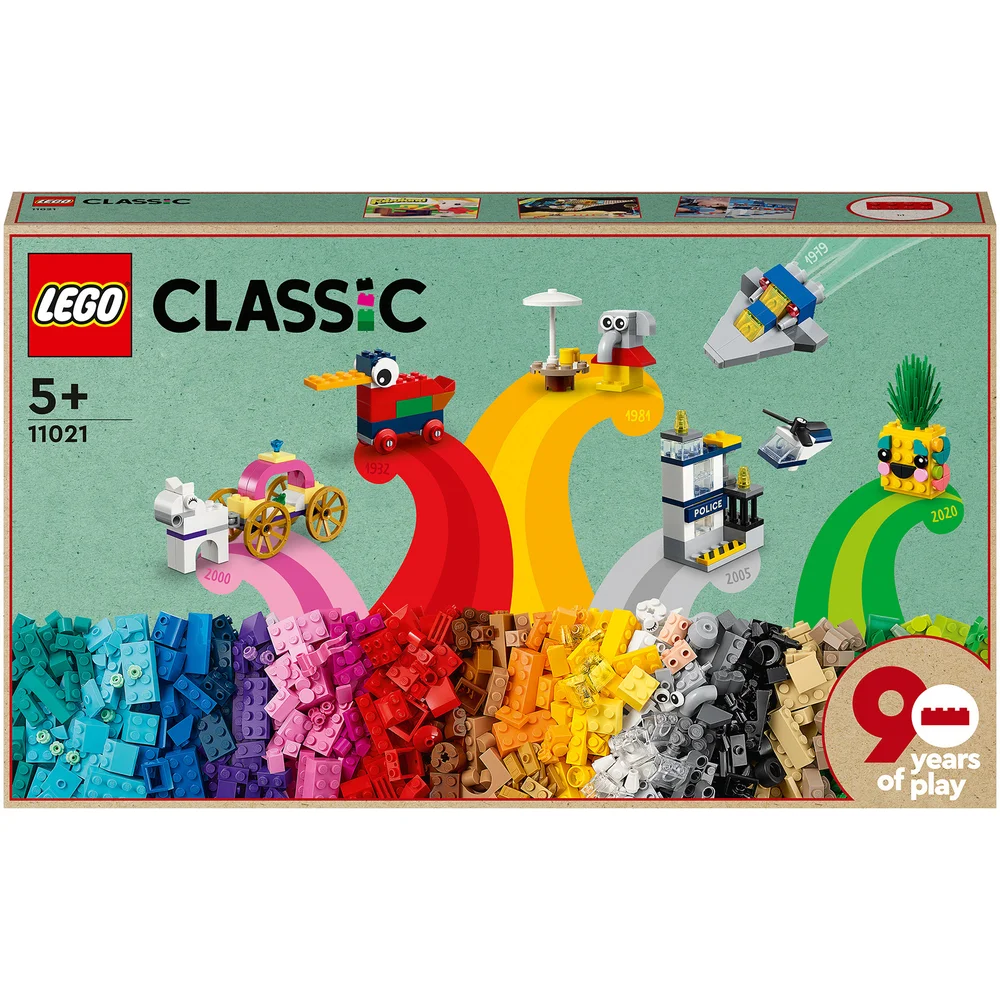 LEGO Classic: 90 Years of Play Bricks Iconic Models Set (11021) Image 1