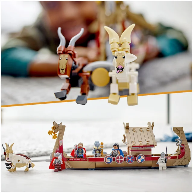 LEGO Marvel The Goat Boat Buildable Thor Toy Ship (76208)