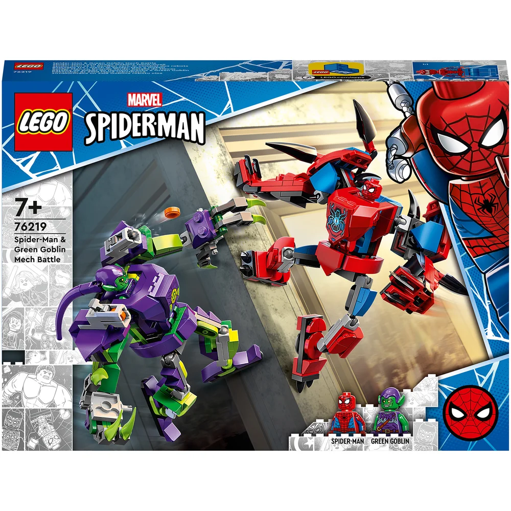 LEGO Marvel Spider-Man & Green Goblin Mech Battle Set (76219) Image 1