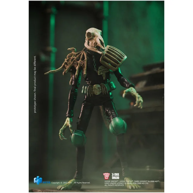HIYA Toys Judge Dredd Exquisite Mini 1/18 Scale Figure - Judge Mortis