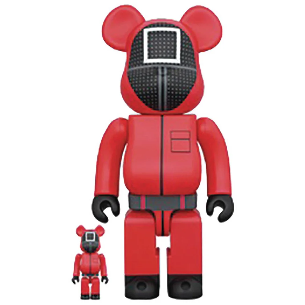 Medicom Squid Game 100% & 400% Be@rbrick 2-pack - Guard (Square) Image 1