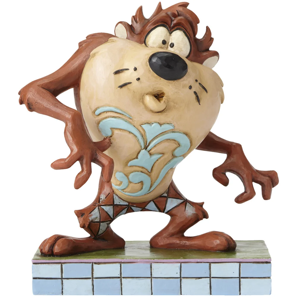 Looney Tunes by Jim Shore 'Huh?' Tasmanian Devil Figurine Image 1