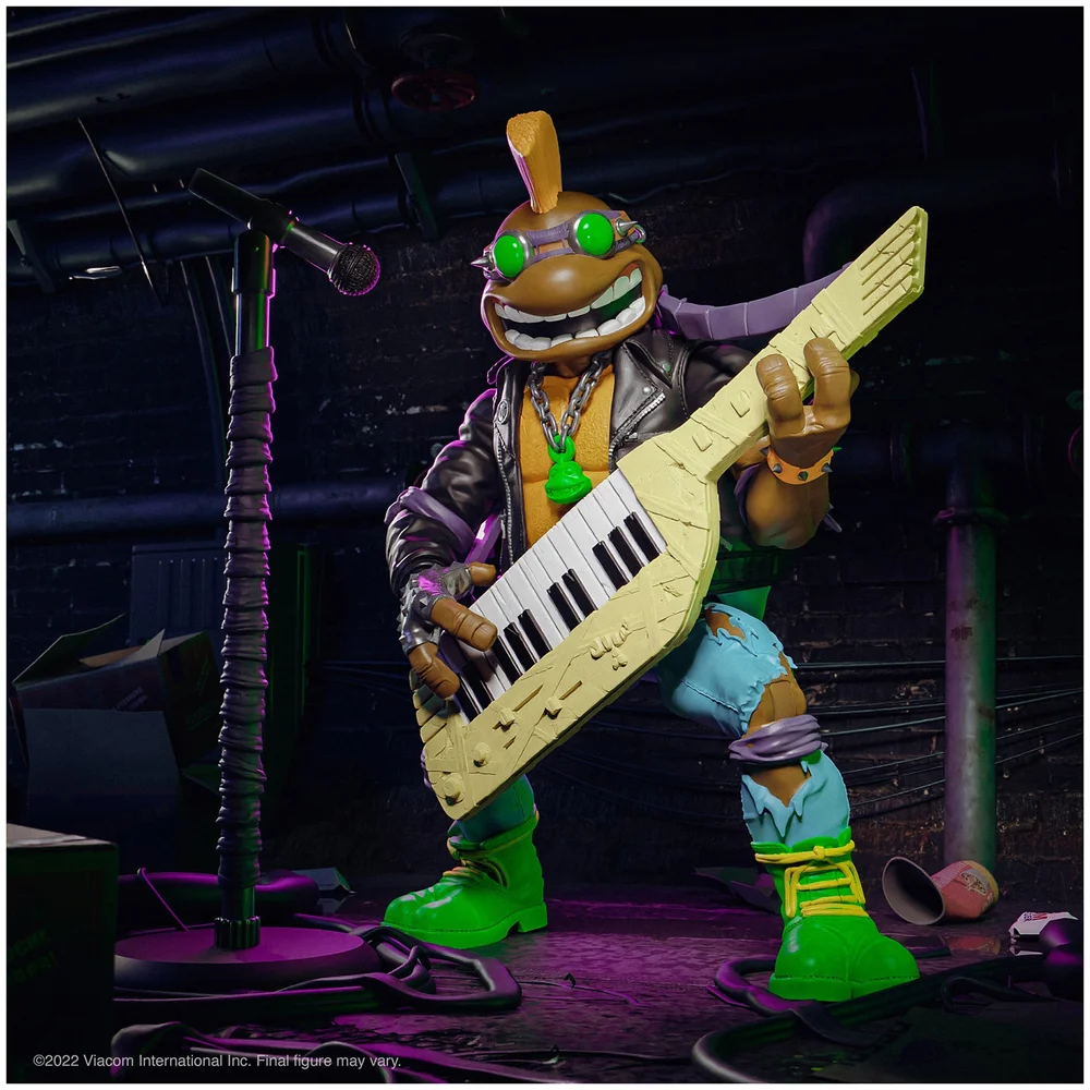 Super7 Teenage Mutant Ninja Turtles Ultimates! Figure - Punker Donatello Image 1