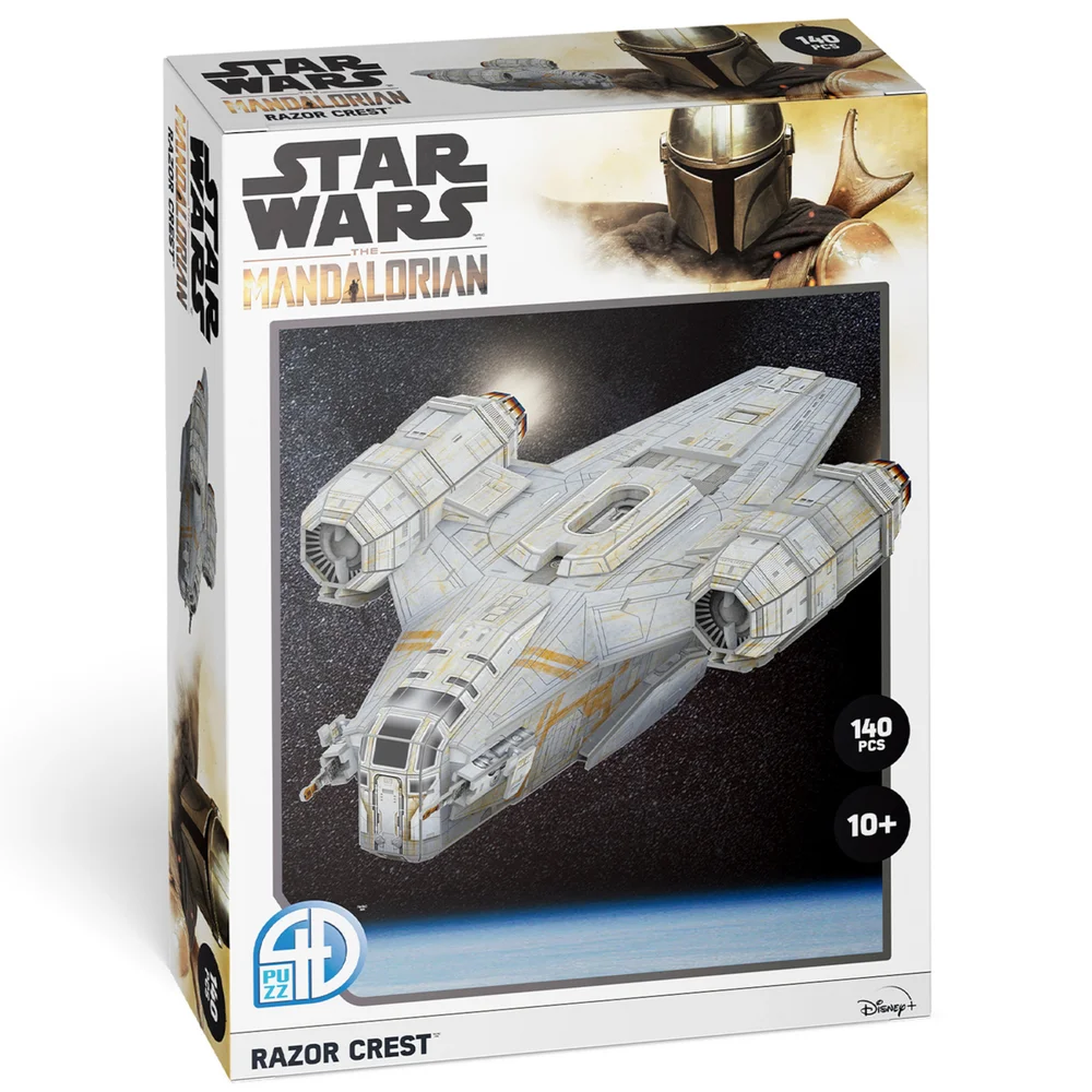 Star Wars: The Mandalorian Razor Crest Paper Core 3D Puzzle Model Image 1